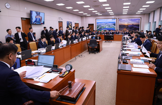 국회 국토교통위원회가 국정감사를 하는 모습. 연합뉴스