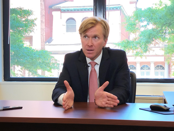 엘브리지 콜비 미 전쟁부 차관은 이달 말 한국과 일본을 연달아 방문할 예정이다. 중앙포토