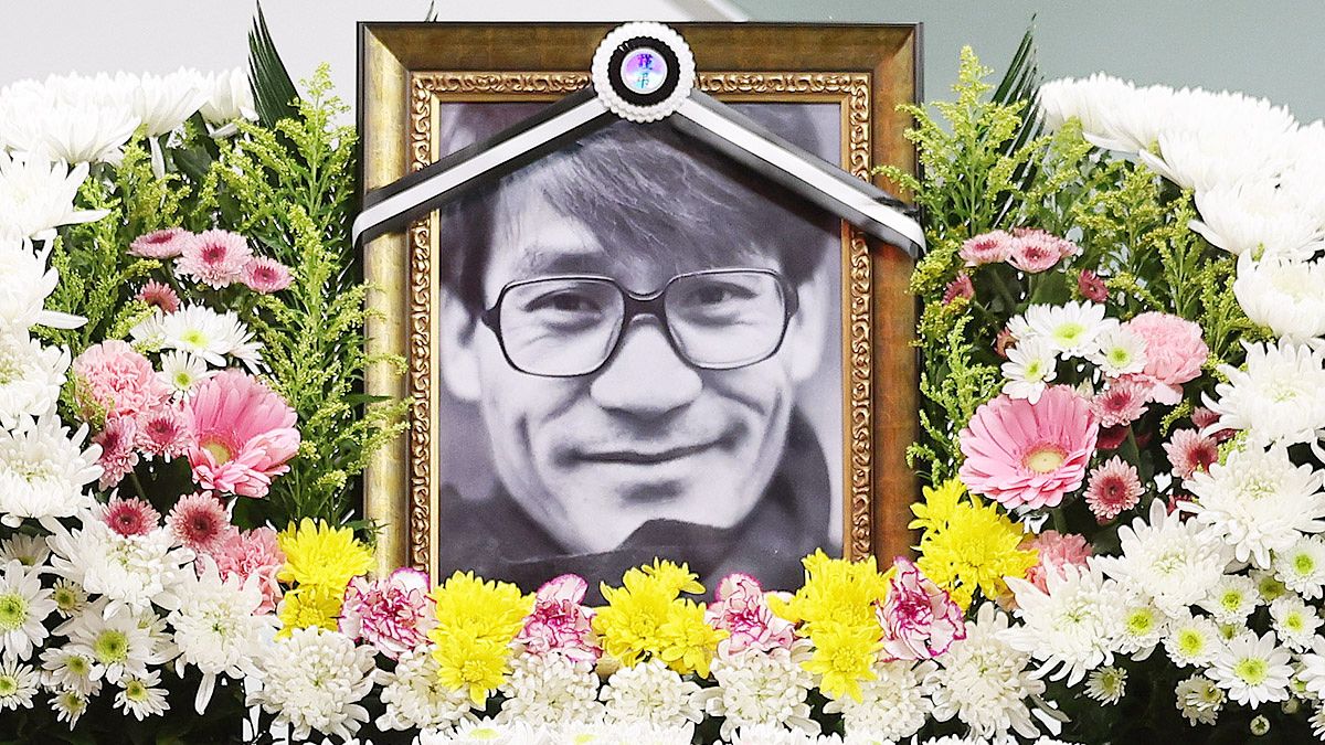  서울 중구 서울영화센터에 고 안성기의 추모 공간이 마련돼 있다. 뉴스1