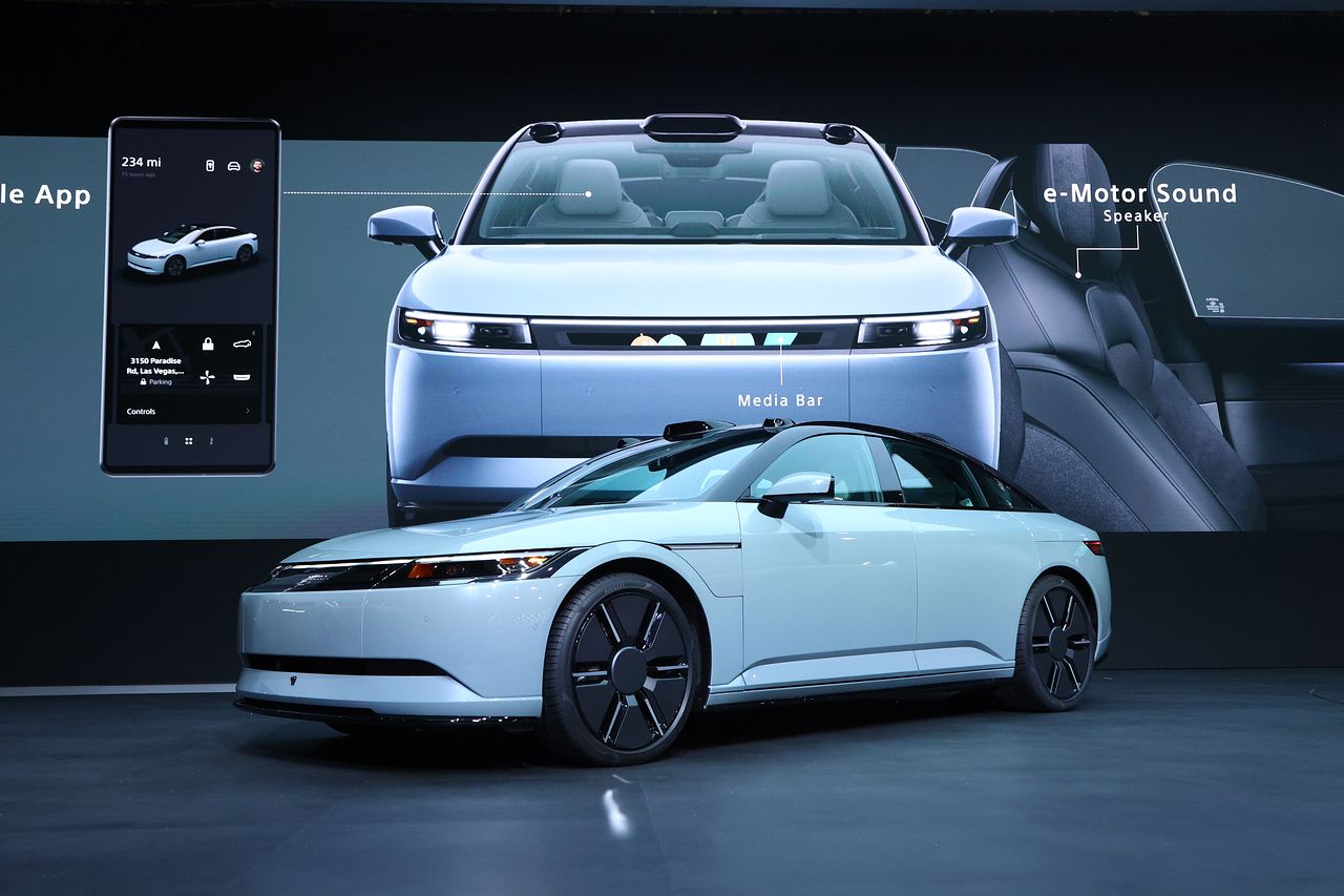 소니혼다모빌리티의 전기차 ‘아필라1’. [UPI=연합뉴스]