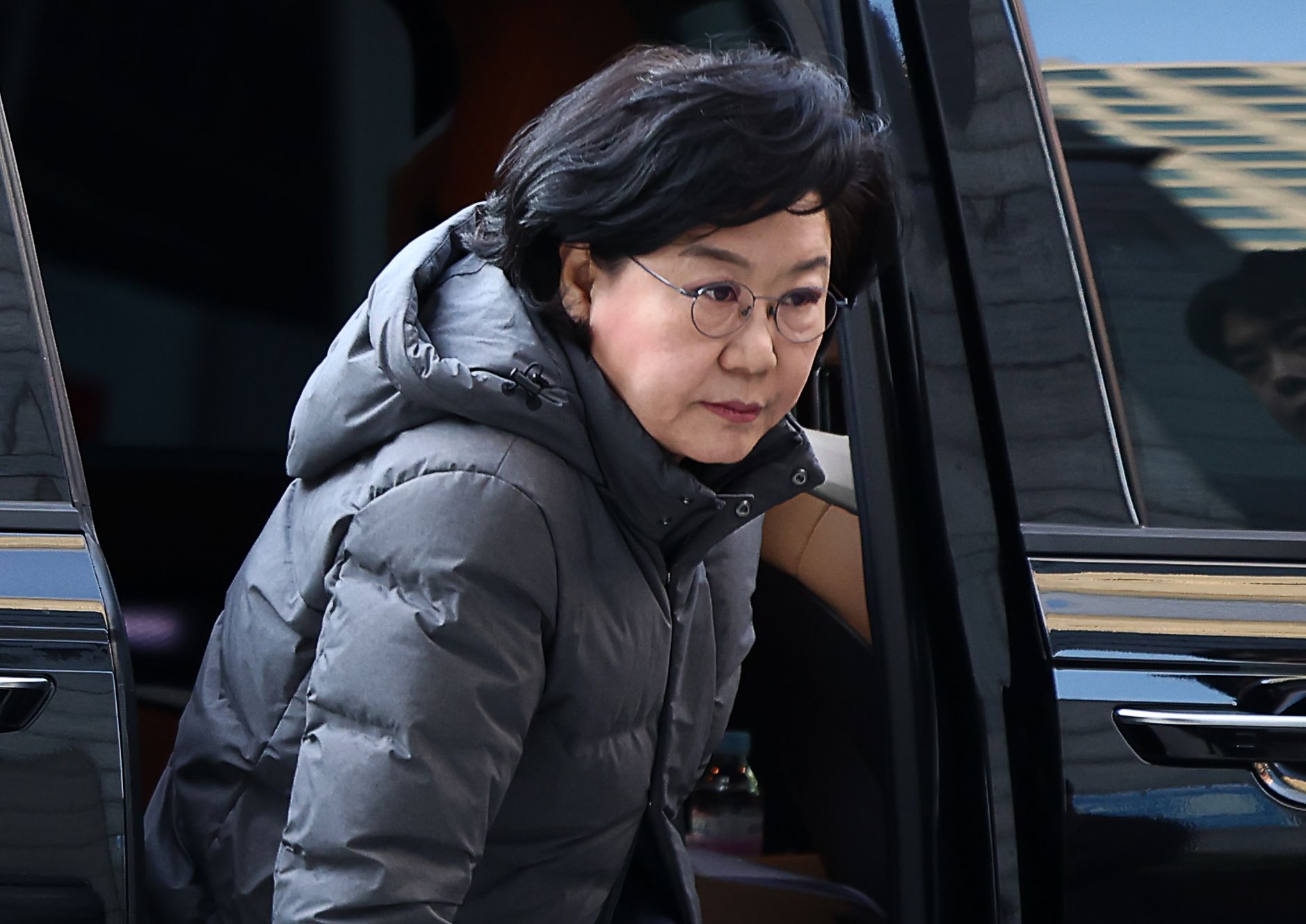 이혜훈 기획예산처 장관 후보자가 8일 서울 중구 예금보험공사에 마련된 인사청문회 준비 사무실로 출근하고 있다. 연합뉴스