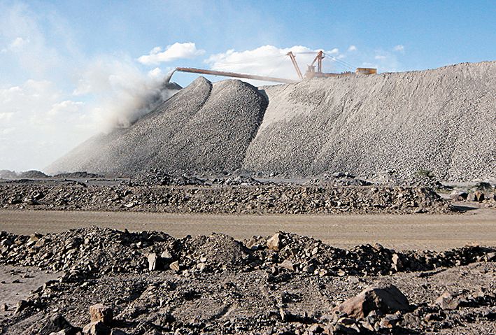 중국 네이멍구 희토류 광산. 로이터=연합뉴스