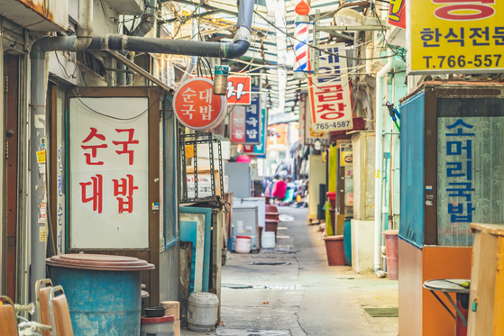 인천 옛 송현동 순대 골목의 풍경. [사진 한국관광공사]