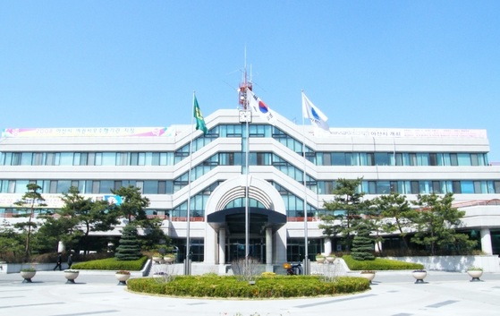 아산시청 전경. 중앙포토