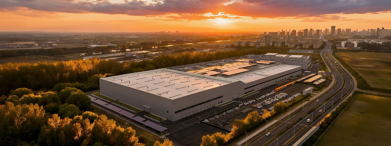 지리자동차가 닝보시에 문을 연 안전센터. 세계에서 가장 긴 실내 충돌테스트 트랙 등을 갖췄다.