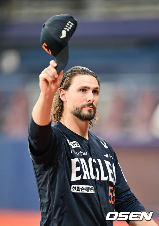 [OSEN=박준형 기자] 한화 시절 라언 와이스. 2025.05.11 /soul1014@osen.co.kr