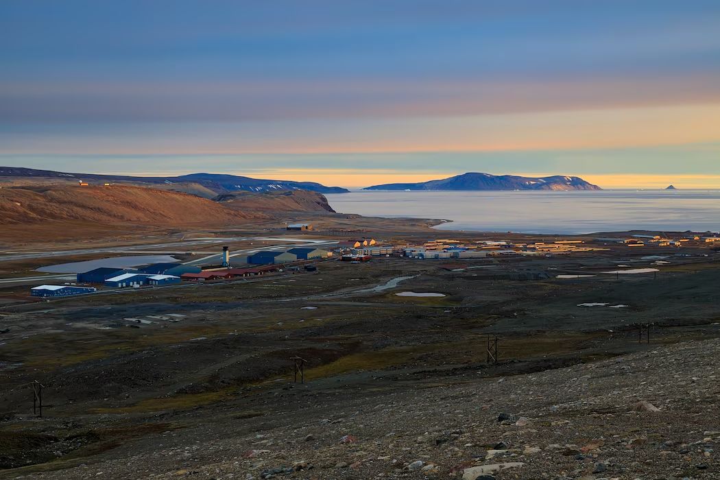 그린란드의 피투피크 미군 기지. 미 우주군 