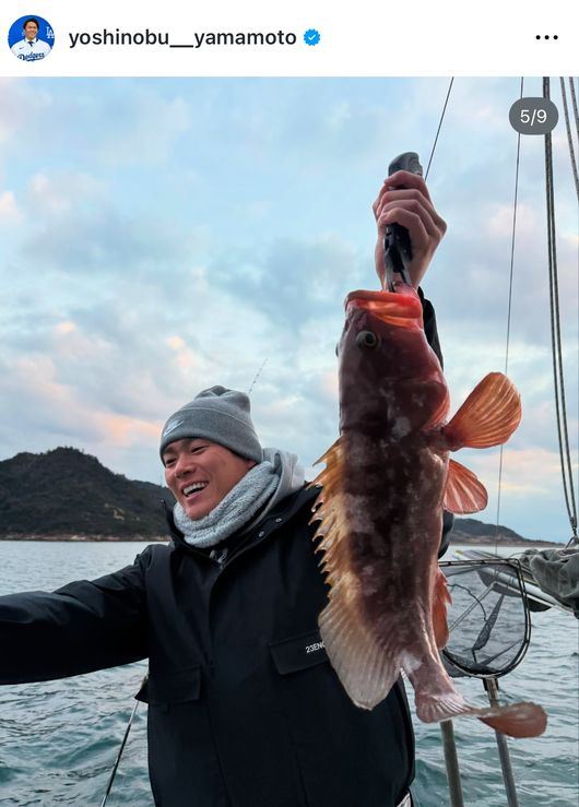 다저스 야마모토 요시노부. / 야마모토 SNS