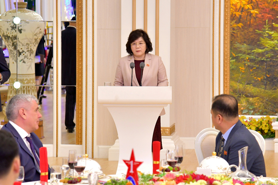 최선희 북한 외무상. 노동신문, 뉴스1