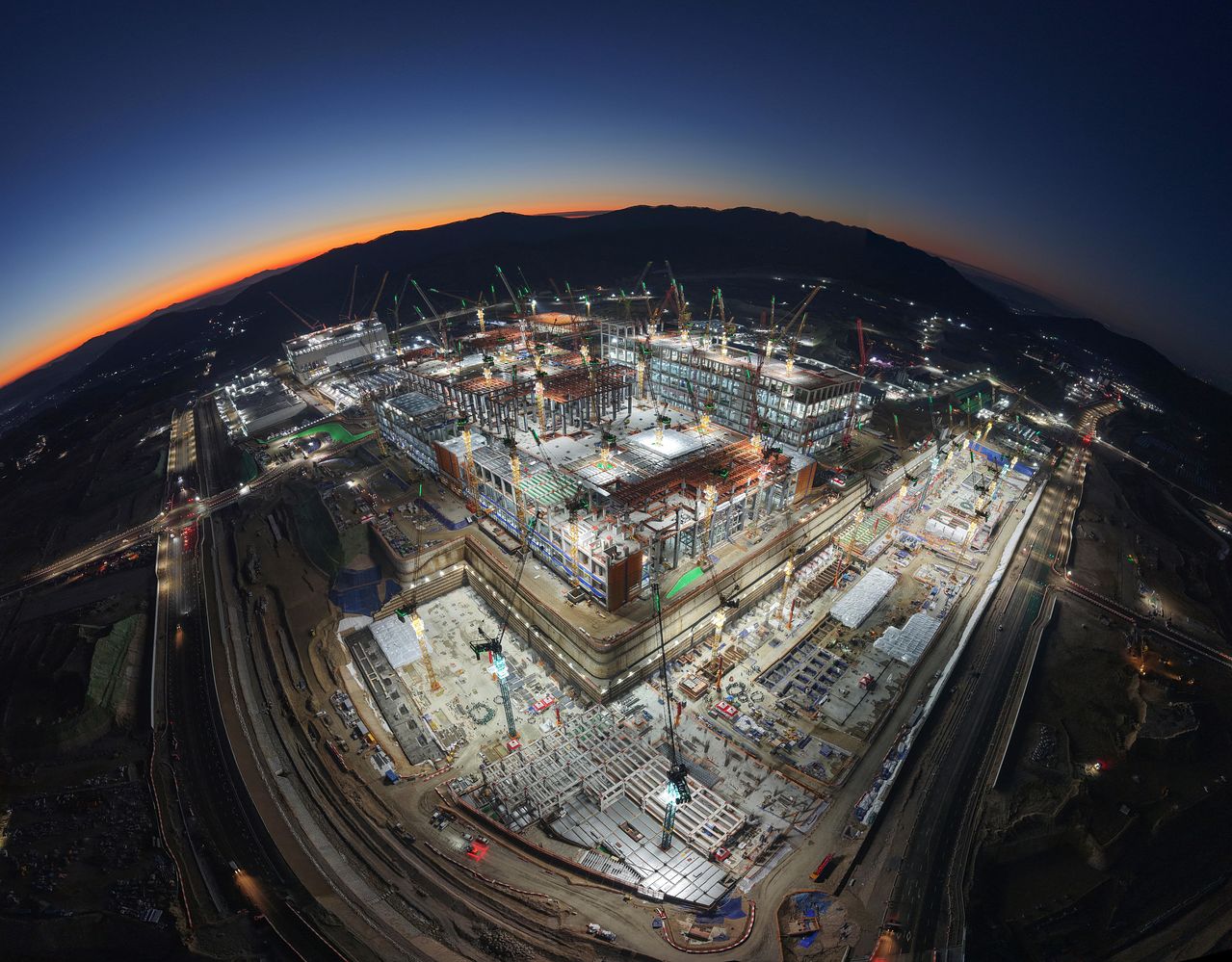 경기도 용인시 처인구 원삼면에 건설 중인 SK하이닉스의 반도체 생산라인. 김정훈 기자