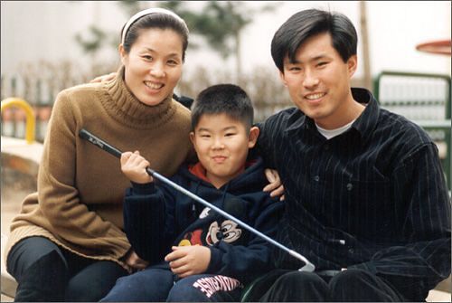 안병훈과 안병훈, 자오즈민 가족. 중앙포토