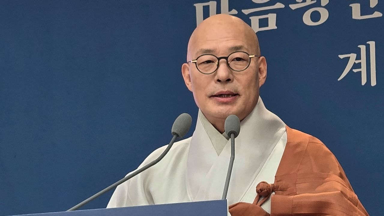 대한불교조계종 진우 총무원장은 "K- 선명상이 전 세계인의 마음 평안으로 나아가도록 노력하겠다. '국민 평안 선명상 중앙본부'를 설치해 운영하겠다"고 밝혔다. 백성호 기자