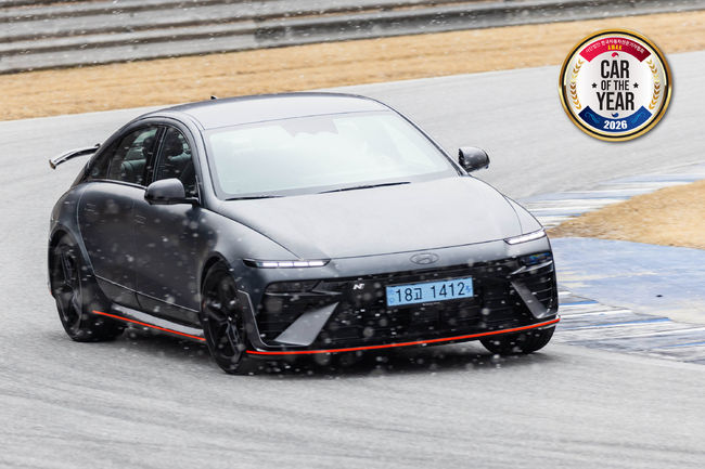 올해의 퍼포먼스 부문 수상작 ‘현대자동차 아이오닉 6 N’. 