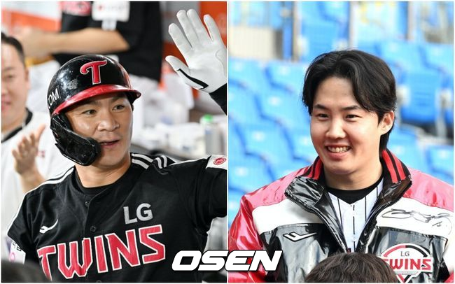 LG 트윈스 오지환과 임찬규는 미국 스프링캠프로 선발대로 떠나며 후배들의 숙식 비용을 부담할 계획이다. / OSEN DB