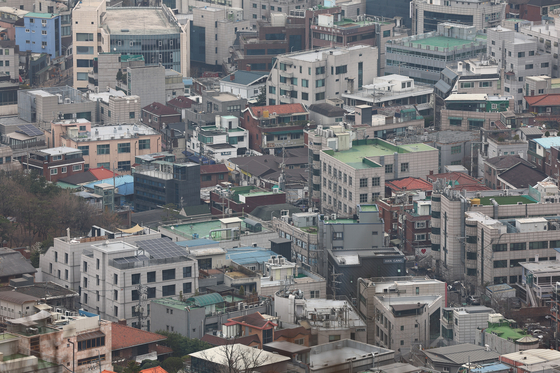 지난해 3월 서울 시내 한 연립·다세대 단지의 모습. 연합뉴스