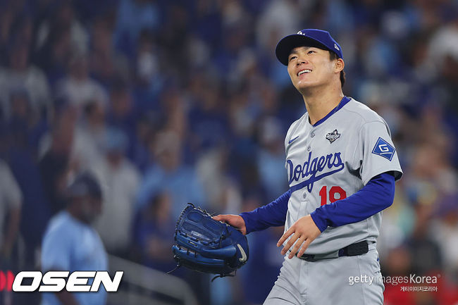 [사진] 다저스 야마모토 요시노부. ⓒGettyimages(무단전재 및 재배포 금지)