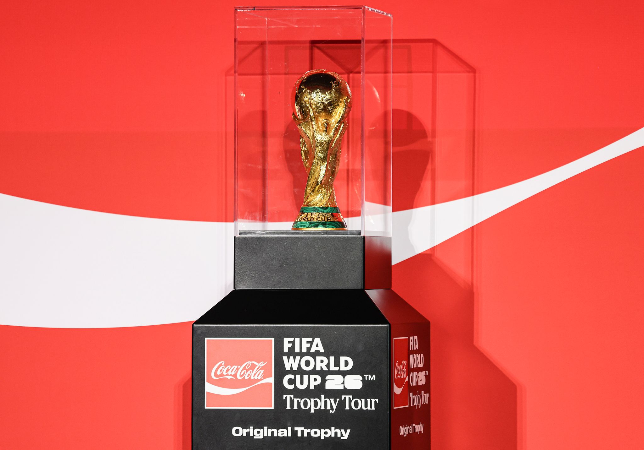 월드컵 트로피. 김경록 기자