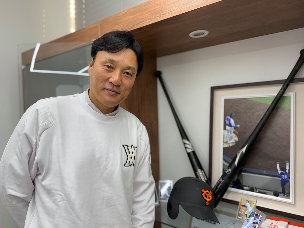 일본 출국을 앞두고 중앙일보와 만난 이승엽 요미우리 자이언츠 타격코치. 배영은 기자 