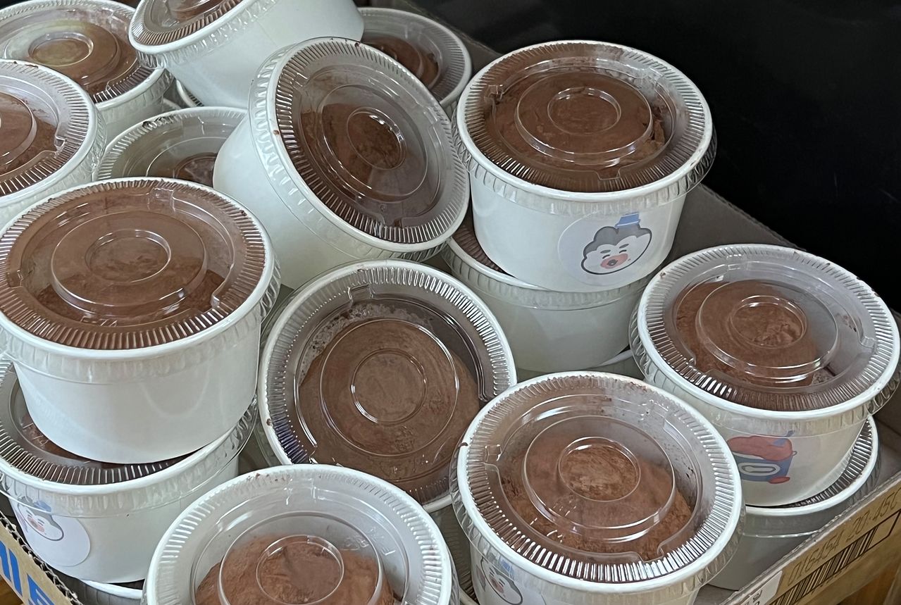 대한적십자사 서울중앙혈액원에서 준비한 두쫀쿠. 연합뉴스