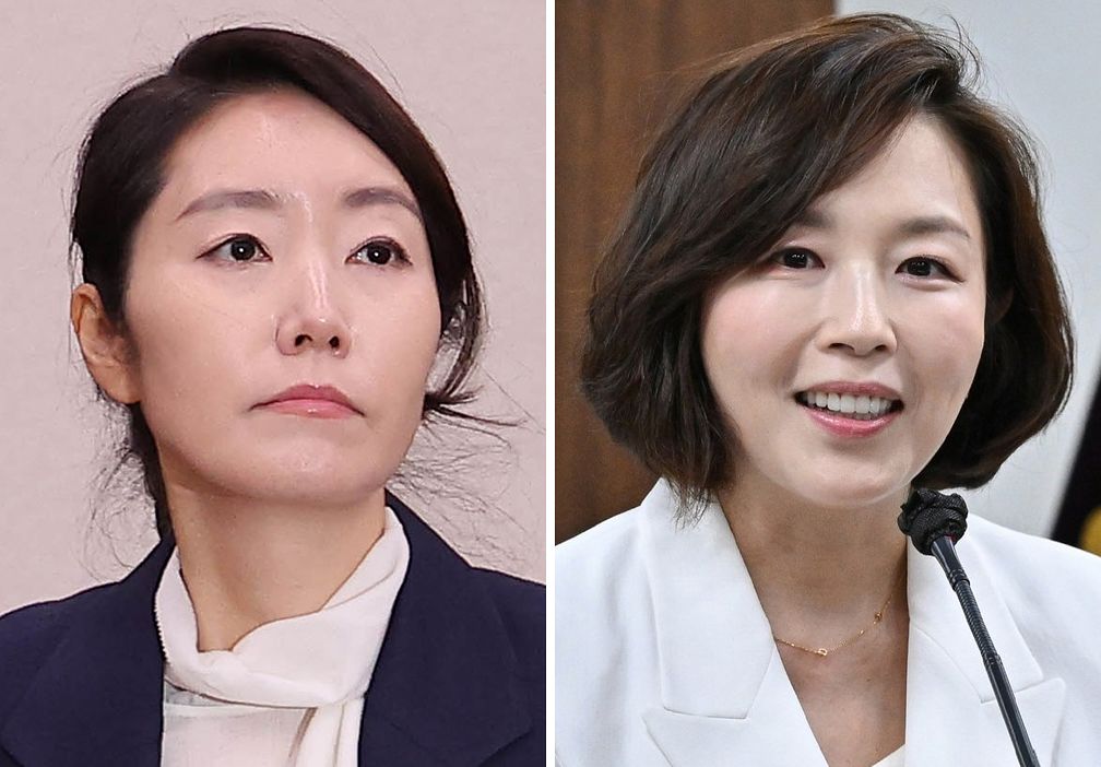 강선우 무소속 의원(왼쪽)과, 김경 서울시의원이 1억원 공천헌금을 놓고 진술이 엇갈리고 있다. 중앙포토