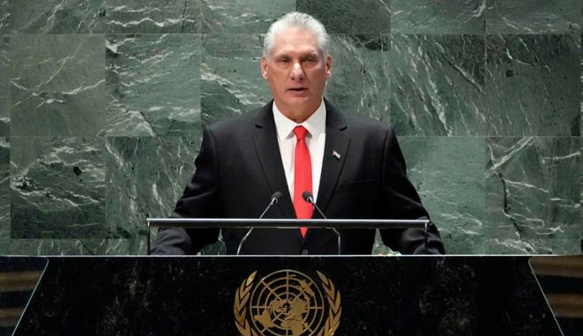 미겔 디아스카넬 쿠바 대통령. 뉴시스