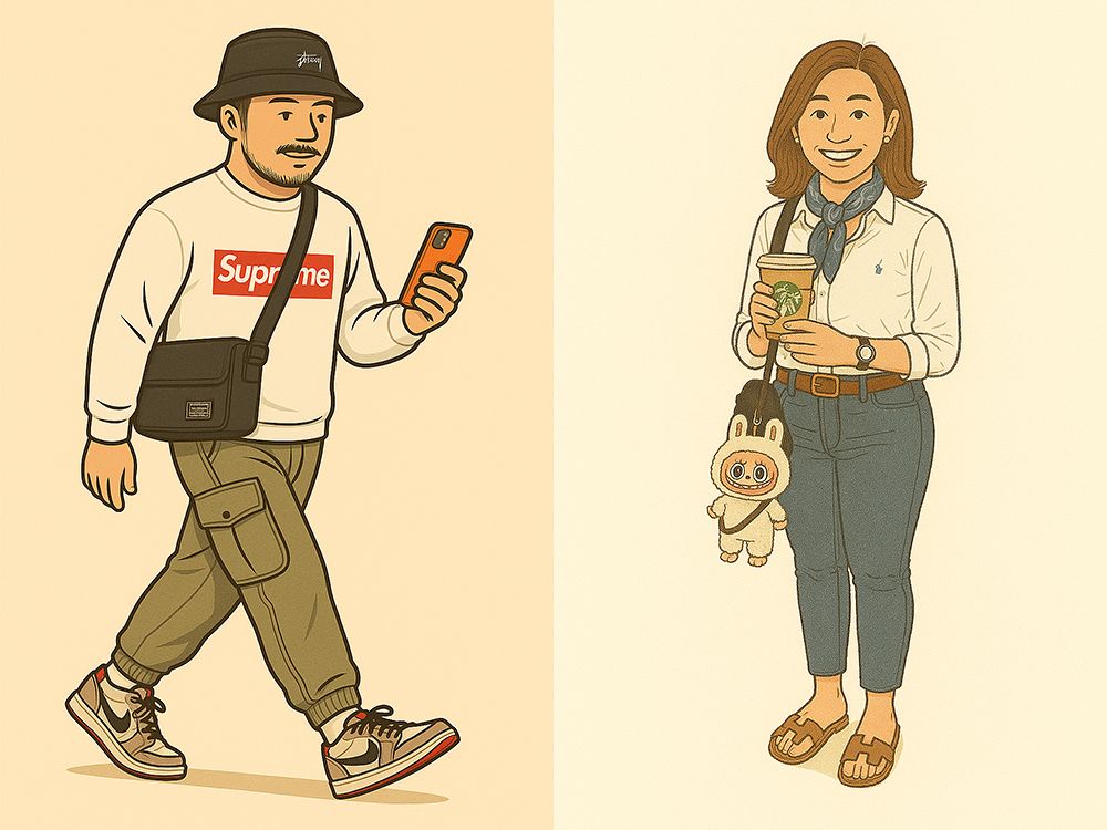 챗GPT 프로를 활용해 생성한 영포티 이미지.