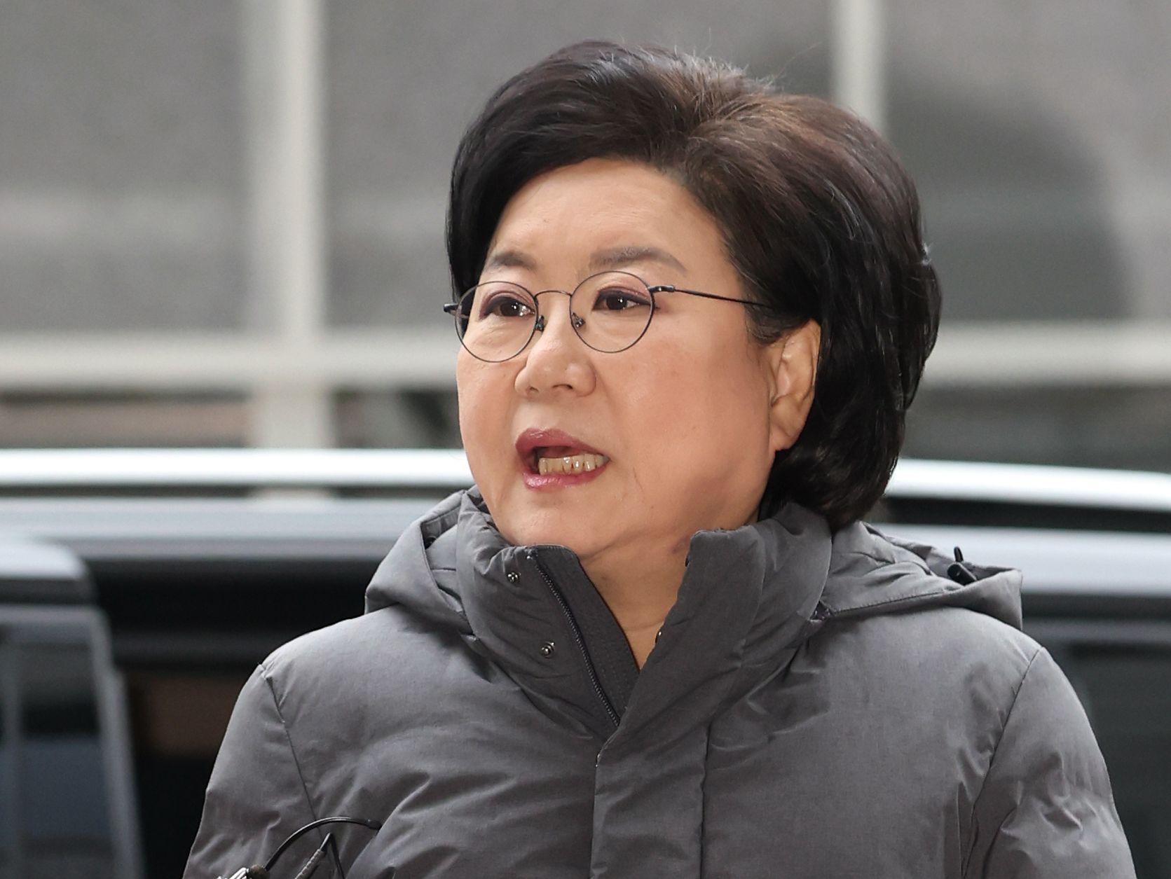 이혜훈 기획예산처 장관 후보자가 지난 16일 오전 서울 중구 예금보험공사에 마련된 인사청문회 준비 사무실로 출근하고 있다. 뉴스1