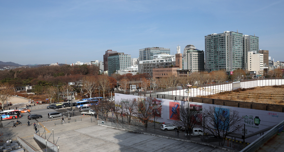 세운 4구역과 종묘 일대 모습. 뉴스1