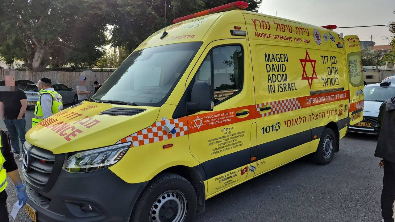 이스라엘 MDA 구급차. 사진 MDA
