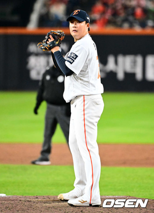 [OSEN=지형준 기자] 한화 한승혁. 2025.10.30 /jpnews@osen.co.kr