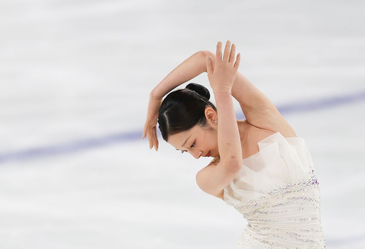 신지아는 급격한 체형 변화를 이겨내고 국가대표 선발전을 1위로 통과했다. 생애 첫 올림픽에 나서는 그의 목표는 “감동을 주는 연기”다. [뉴시스]