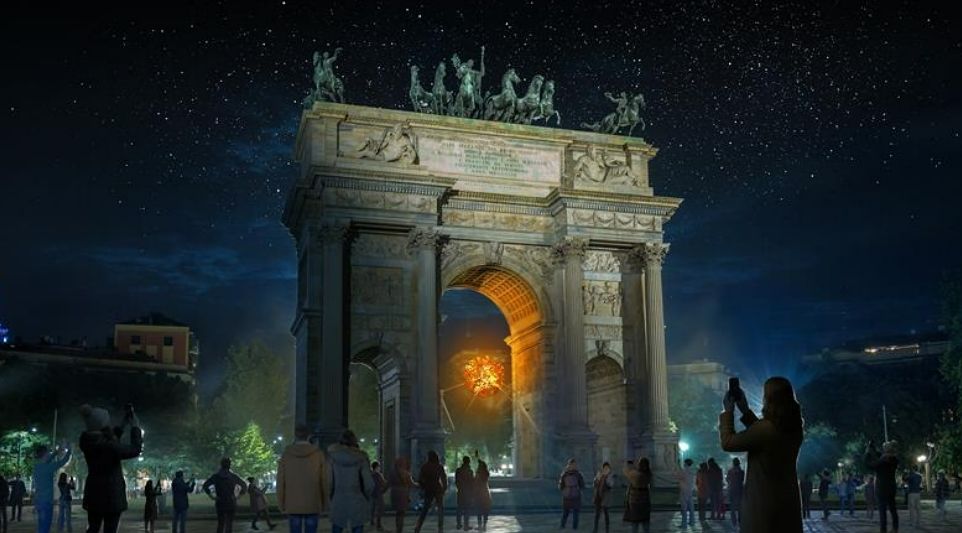 2026 밀라노·코르티나담페초 동계 올림픽 성화대. 사진 밀라노·코르티나담페초 동계 올림픽 조직위원회 