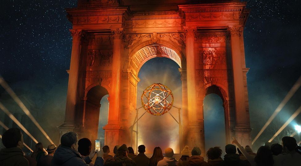 2026 밀라노·코르티나담페초 동계 올림픽 성화대. 사진 밀라노·코르티나담페초 동계 올림픽 조직위원회 