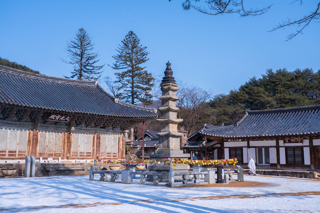 태화산 자락의 천년고찰 마곡사. 대광보전 앞의 오층석탑이 지난 9일 국보로 승격됐다.