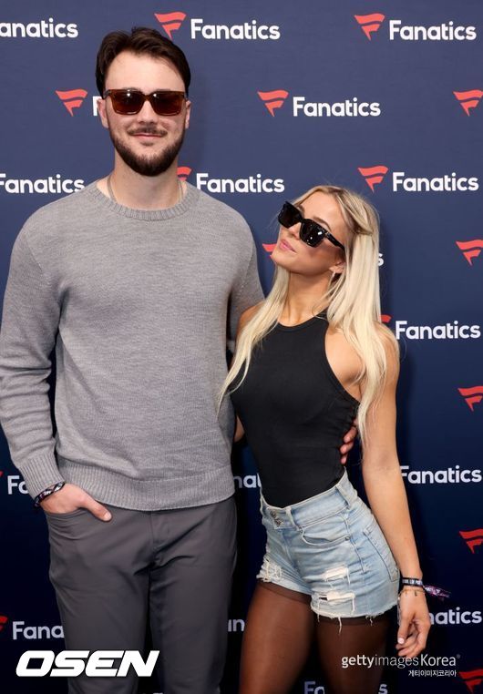 [사진] 폴 스킨스-리비 던 커플 ⓒGettyimages(무단전재 및 재배포 금지)