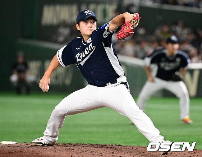 [OSEN=조은정 기자] 야구 대표팀 김택연. 2025.11.15 /cej@osen.co.kr