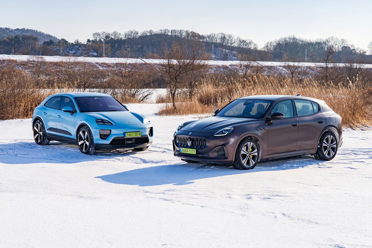 포르쉐 마칸(왼쪽)과 마세라티 그레칼레