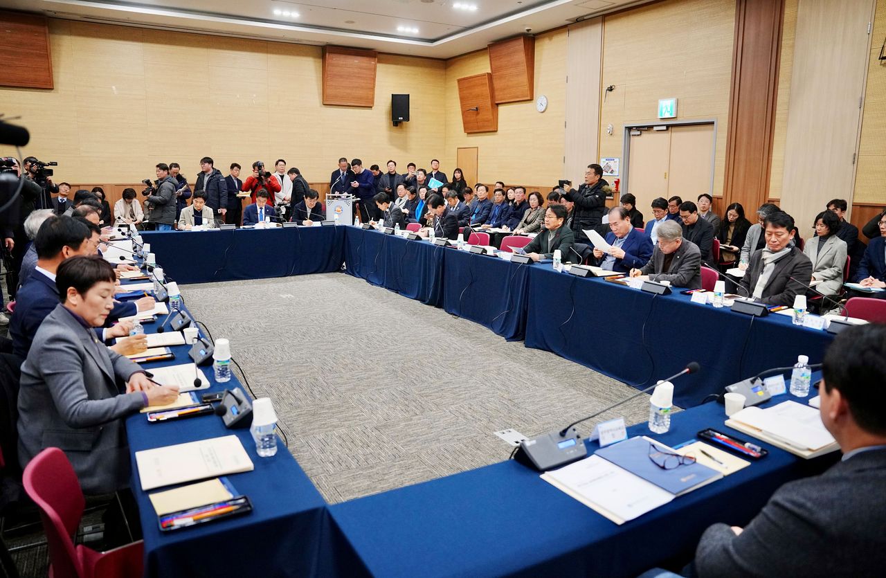 광주전남 행정통합 간담회. 사진 광주시