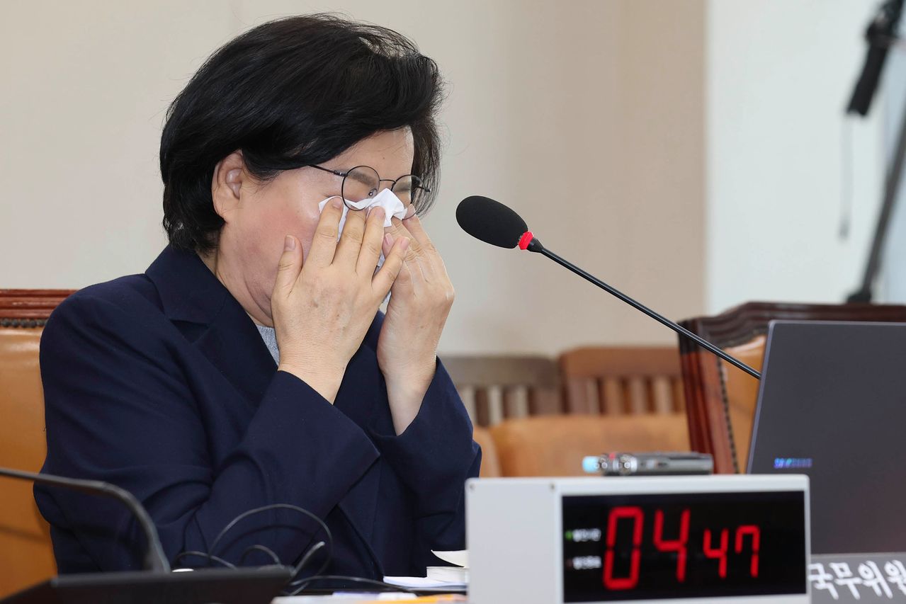 지명 철회를 통보 받은 이혜훈 기획예산처 장관 후보자가 지난 23일 국회 재정경제기획위원회 전체회의에서 열린 인사청문회에서 발언하고 있다. 임현동 기자