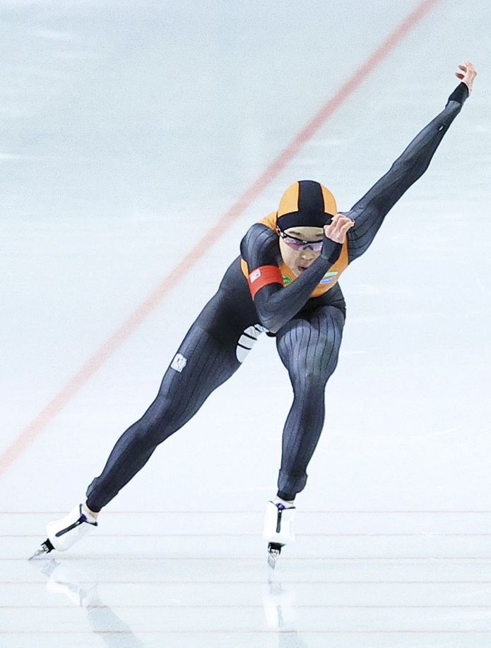 스피드스케이팅 김민선 선수.