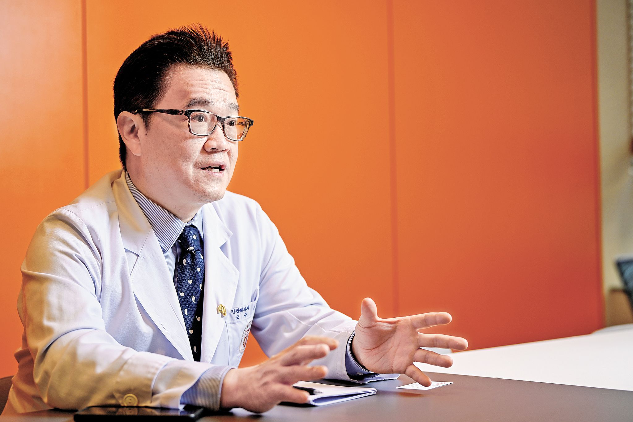 고려대 안암병원 간담췌외과 유영동 교수는 “췌장암의 최신 치료 트렌드는 수술 전 항암 치료를 먼저 시행하는 것”이라고 말했다. 김동하 객원기자