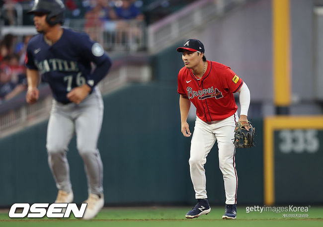 [사진] 애틀랜타 김하성. ⓒGettyimages(무단전재 및 재배포 금지)