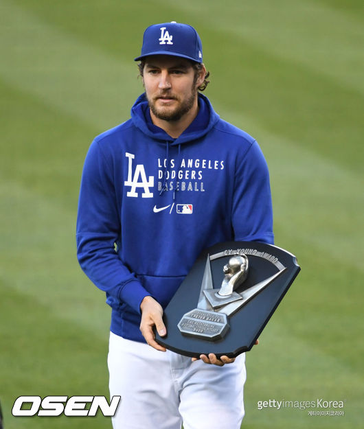 [사진] LA 다저스 시절 트레버 바우어 ⓒGettyimages(무단전재 및 재배포 금지)