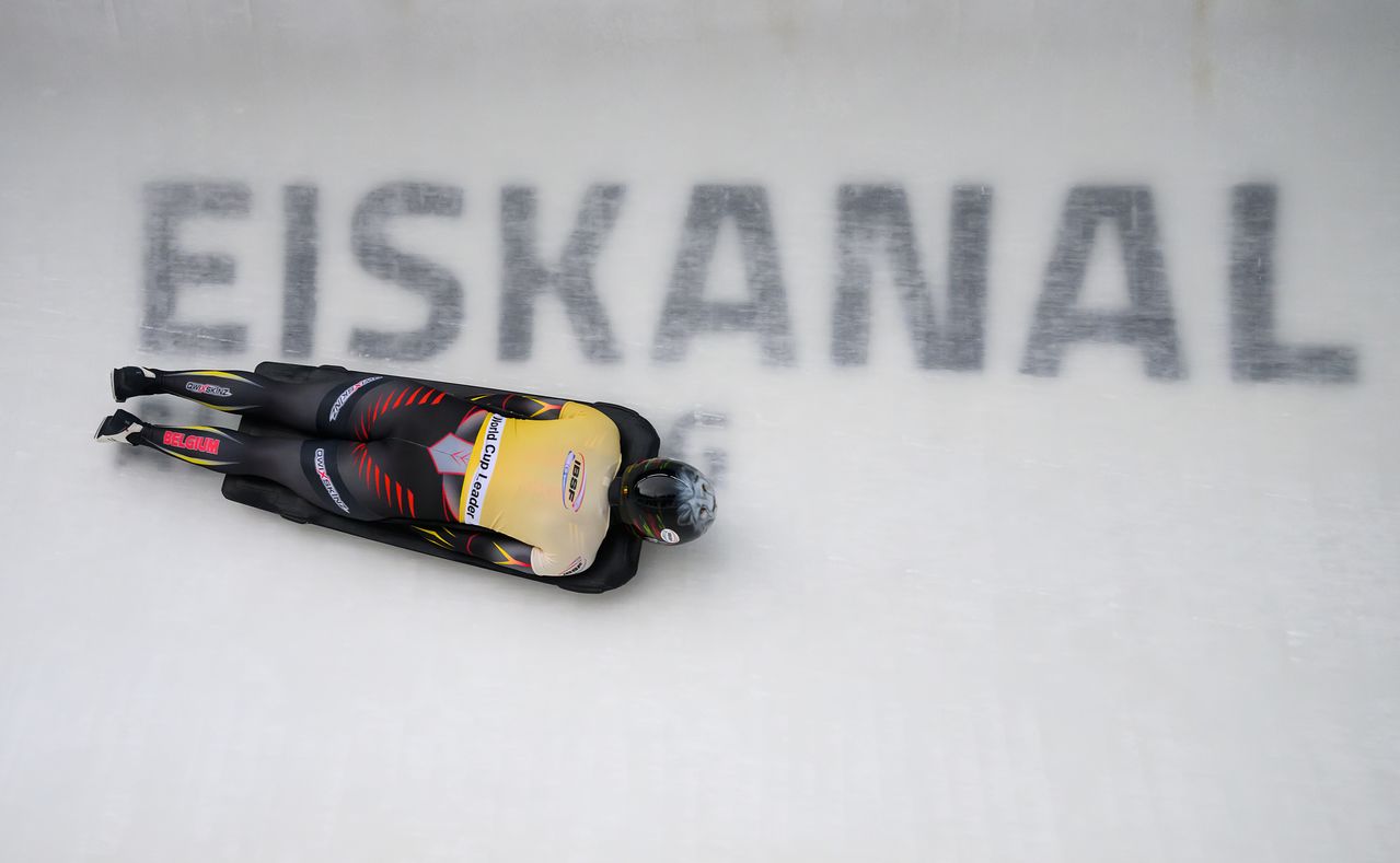 얼음판 '인간 탄환'들의 대결로도 불리는 스켈레톤. AP=연합뉴스