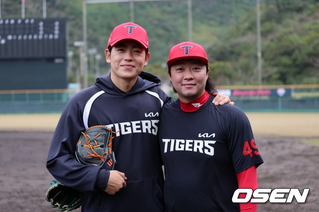 김범수와 이태양./KIA 타이거즈 제공