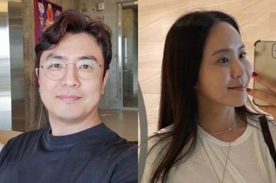 KBS 아나운서 출신인 최동석(왼쪽)과 박지윤 부부. 사진 인스타그램 캡처