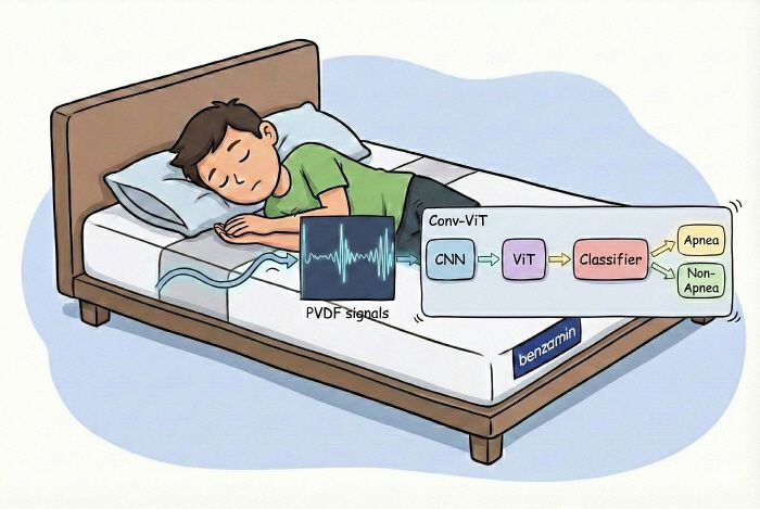 Conv-ViT 네트워크 기반의 수면무호흡 분류 모델