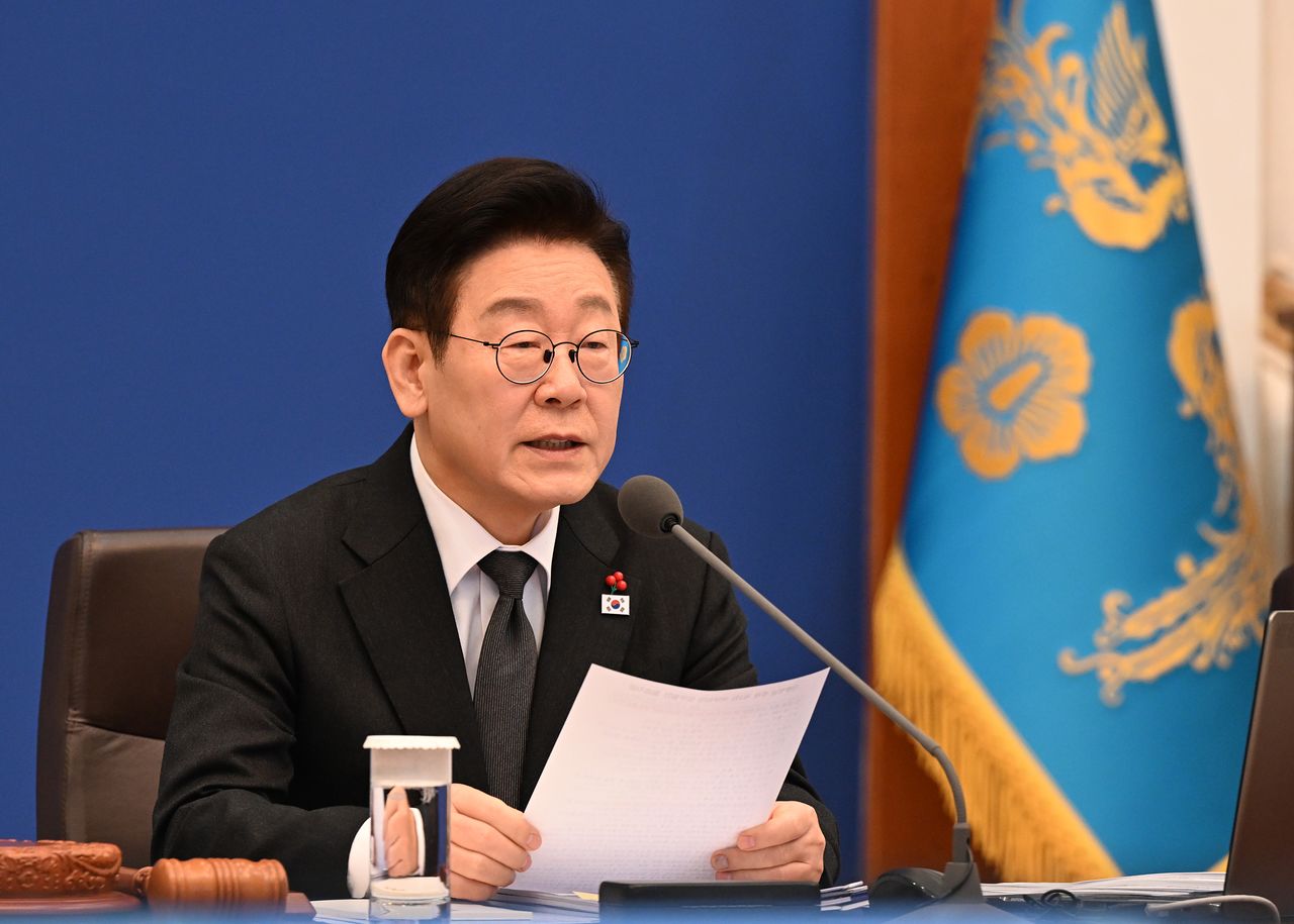 이재명 대통령. 청와대사진기자단