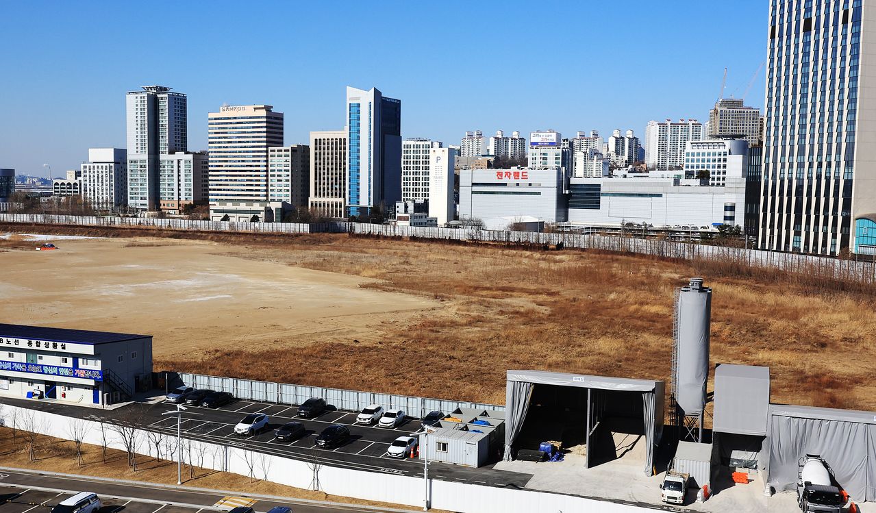 당초 6000가구에서 1만가구로 4000가구 공급이 늘어날 예정인 서울 용산국제업무지구 부지. 연합뉴스
