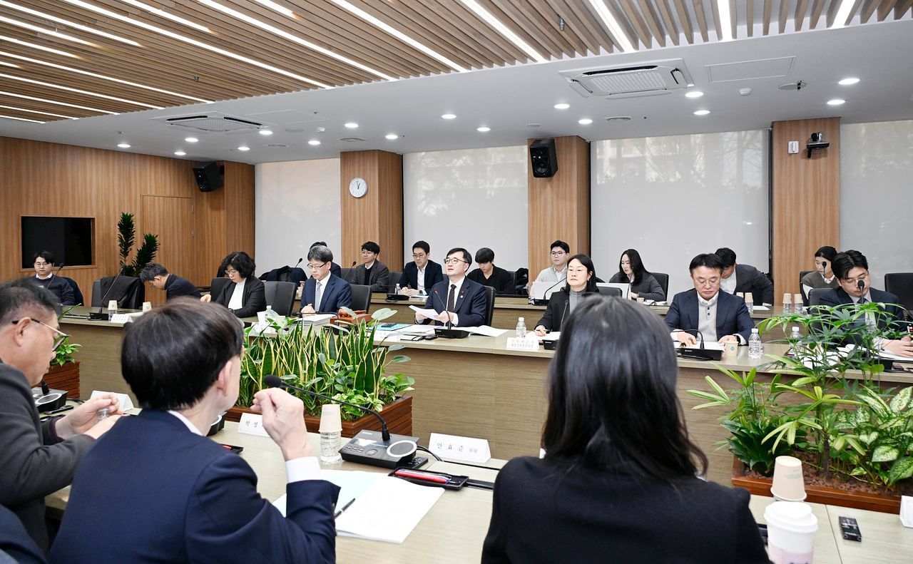 임기근 기획예산처 장관 직무대행 차관이 29일 서울 영등포구 한국수출입은행에서 열린 '2026년 제1차 기금자산운용정책위원회'에서 발언하고 있다. 연합뉴스